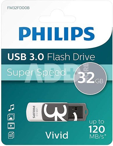 Philips USB 3.0 32GB Vivid Edition Grey