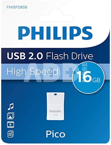 Philips USB 2.0 16GB Pico Edition Ocean Blue