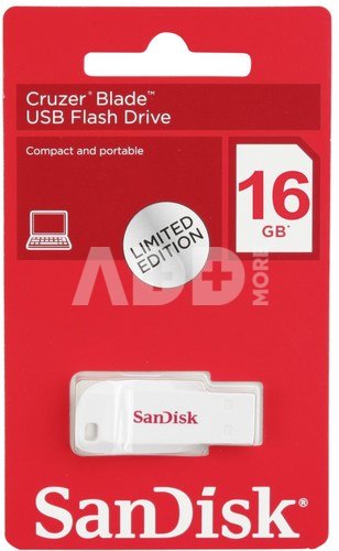 SanDisk Cruzer Blade White 16GB SDCZ50C-016G-B35W