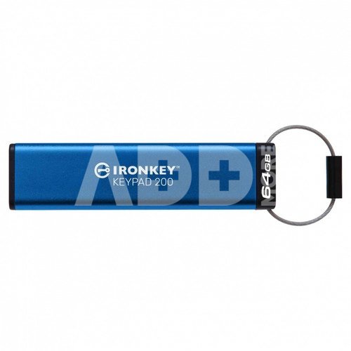 Kingston Pendrive IronKey Keypad 200 FIPS140-3 Lvl3 AES-256