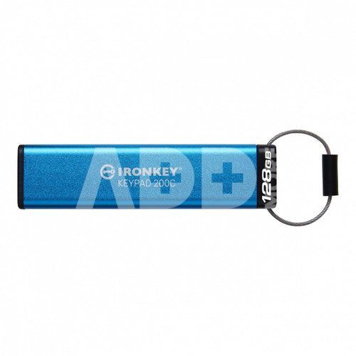 Kingston Pendrive 128GB IronKey Keypad 200C USB-C FIPS140-3 Lvl3 AES-256