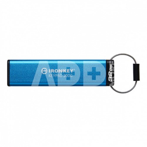 Kingston Pendrive 32GB IronKey Keypad 200C USB-C FIPS140-3 Lvl3 AES-256