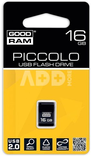 GOODRAM PICCOLO 16GB USB2.0 Black