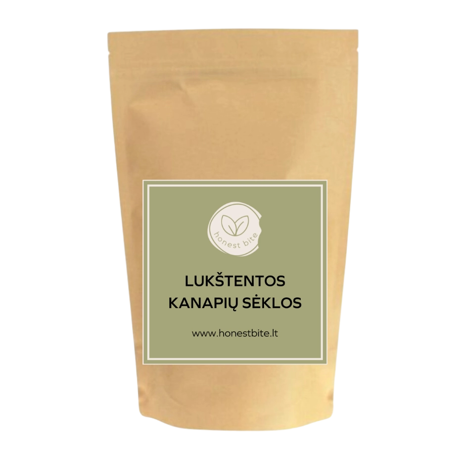 Lukštentos kanapių sėklos | honestbite (300 g)