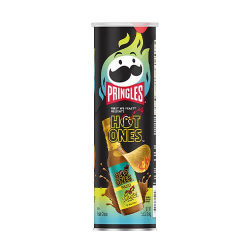 Traškučiai PRINGLES Hot Ones Verde
