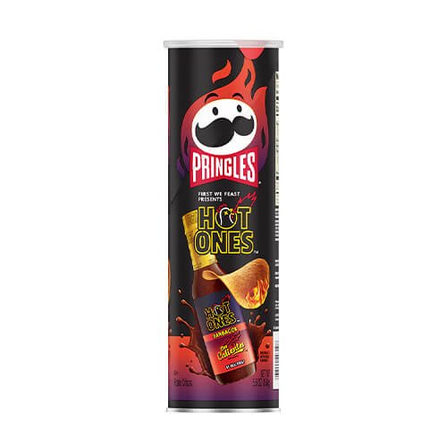 Traškučiai PRINGLES Hot Ones Barbacoa