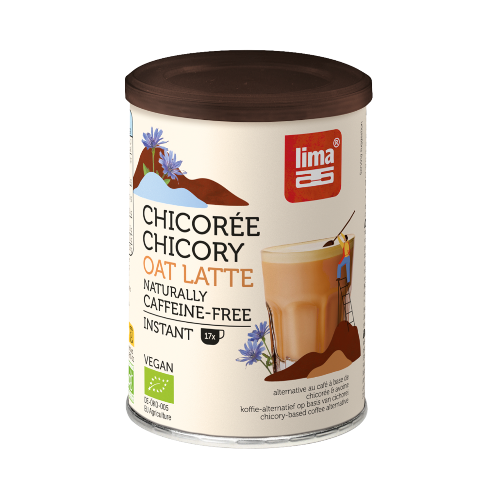 Ekologiška tirpi avižinė kava su cikorija | lima (100 g)