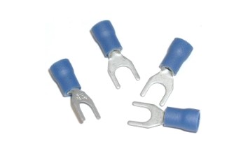 Šakutė 5.3mm mėlyna 1.5-2.5mm² laidui (ST-113) RoHS 20 vnt.