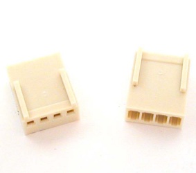 Lizdas HU-04 2.54mm 4kont. RoHS