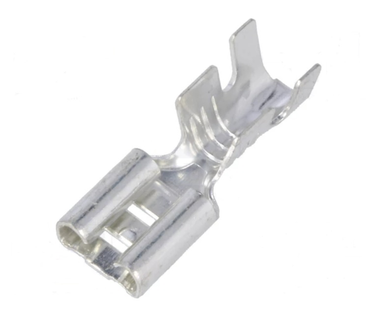 Kontaktas - lizdas 6.3mm; 0.8mm; 4÷6mm2