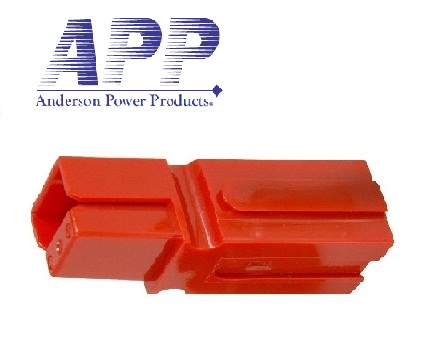 Jungties korpusas PP30 Powerpole 30A 600V -20...+105 °C raudona