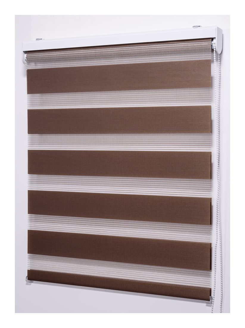 Klasikinė ritininė užuolaida DEKORIKA D&N, rudos sp., Ø 25 mm, 60 x 160 cm, 100 % PES