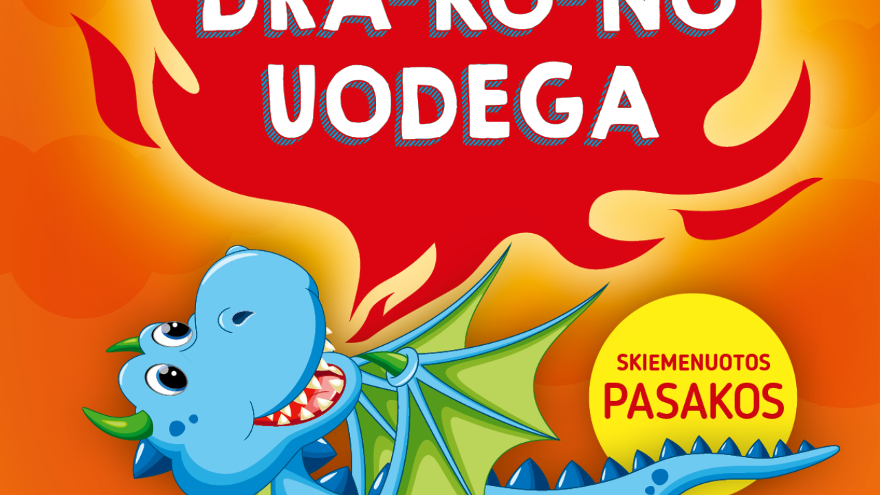 Knyga. Skiemenuotos pasakos  "Drakono uodega".