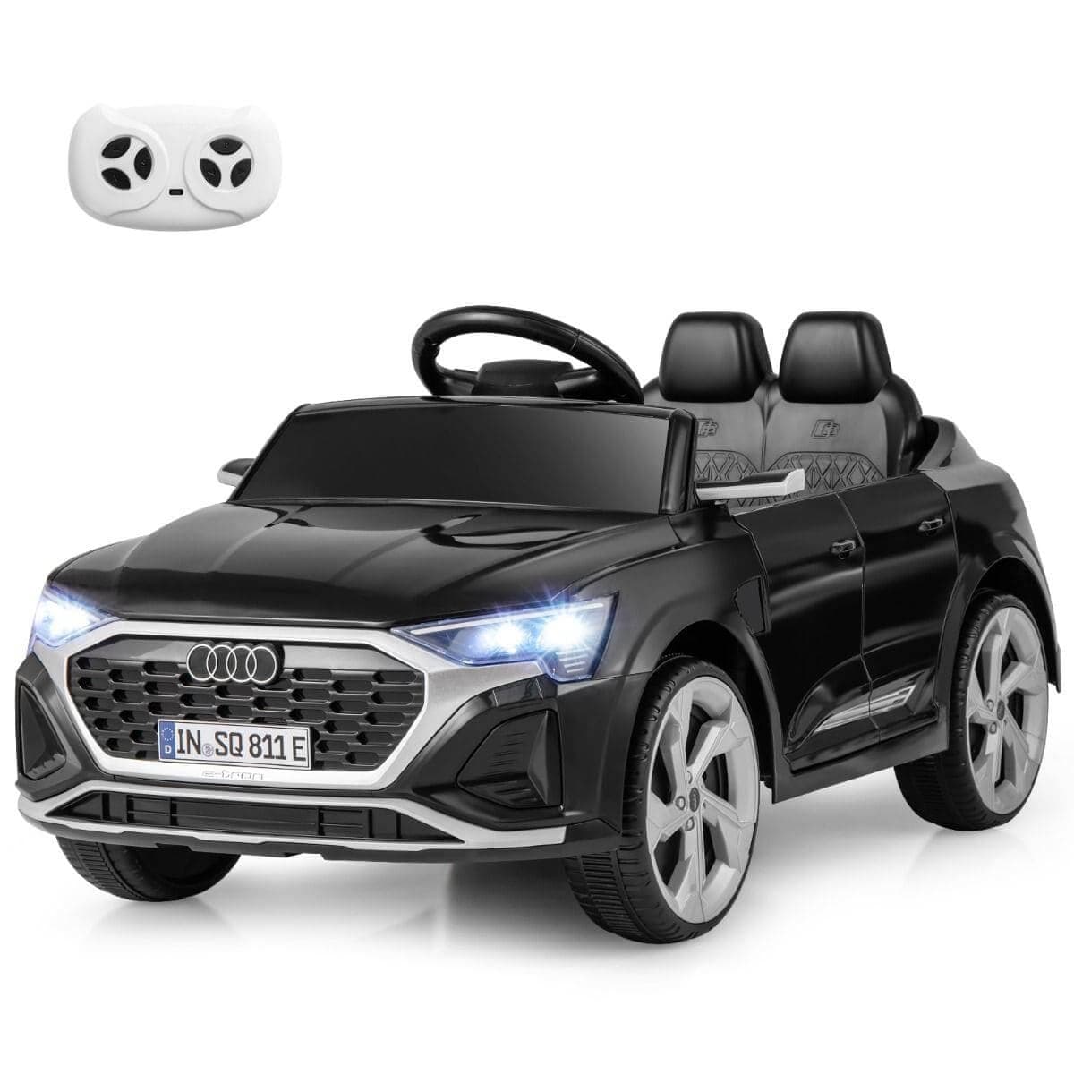 Licencijuotas Vaikiškas Elektromobilis Audi SQ8 e-tron Su Pulteliu ir Spyruokline Pakaba