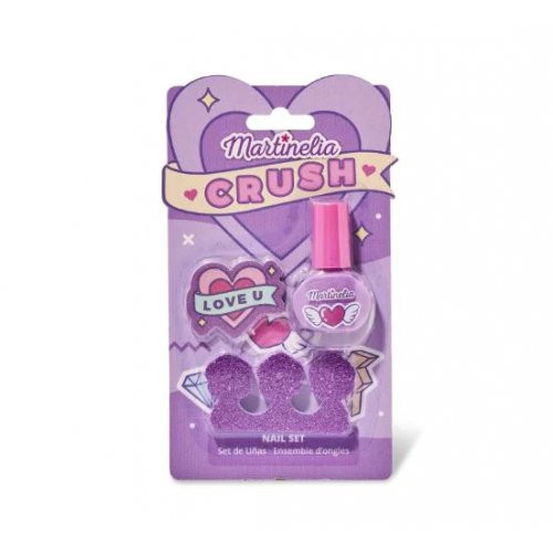 Martinelia Crush Nail Set Vaikiškas rinkinys nagų priežiūrai, Purple