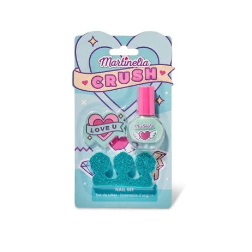 Martinelia Crush Nail Set Vaikiškas rinkinys nagų priežiūrai, Green