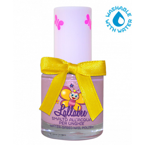 Lallabee Water-Based Nail Polish Vandens pagrindo nagų lakas vaikams, Extra Brilliant Magic Powder