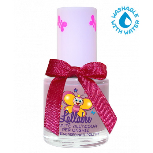 Lallabee Water-Based Nail Polish Vandens pagrindo nagų lakas vaikams, Pearly Cotton Candy