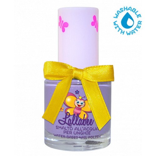 Lallabee Water-Based Nail Polish Vandens pagrindo nagų lakas vaikams, Pearly Lilac Water