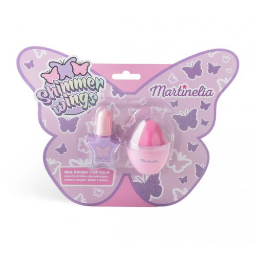 Martinelia Shimmer Wings Nail & Lips Duo Vaikiškas rinkinys, 1 vnt.