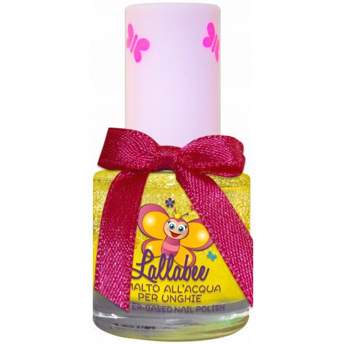Lallabee Water-Based Nail Polish Vandens pagrindo nagų lakas vaikams, Lalla Yellow