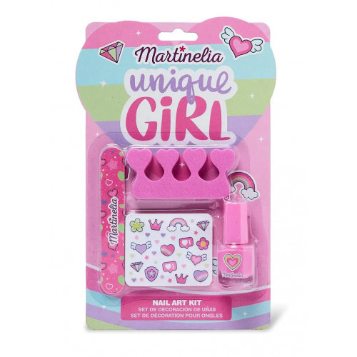 Martinelia Unique Girl Nail Art Kit Vaikiškas nagų lakų rinkinys