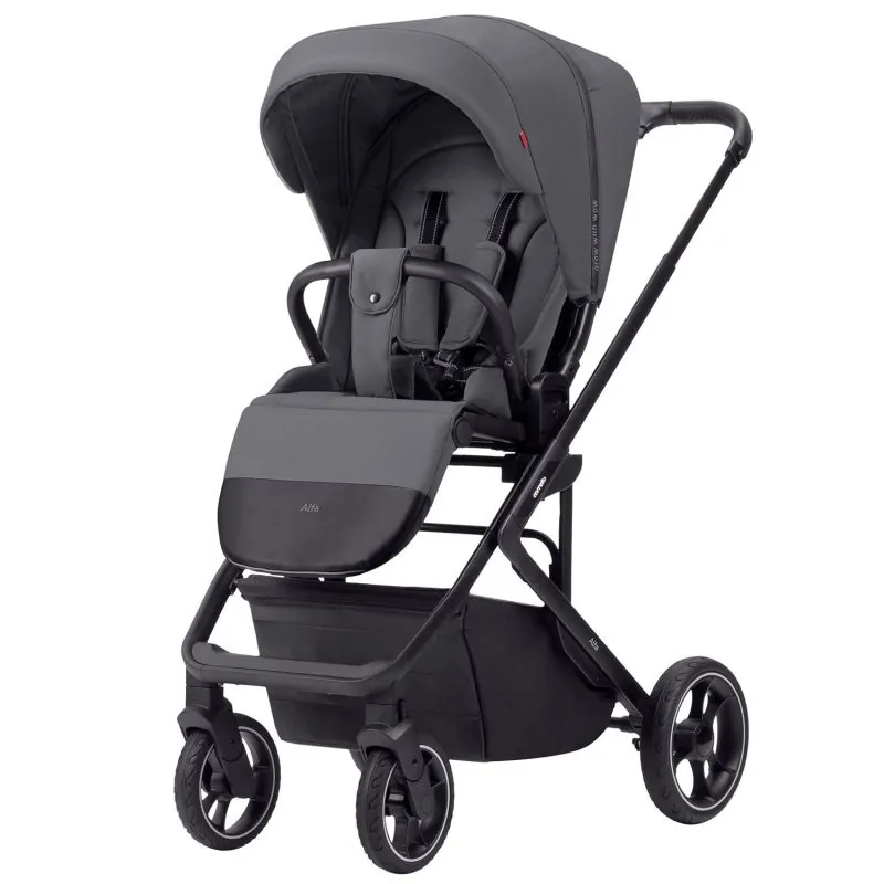 Dviejų pusių sportinis vežimėlis Carrello Alfa, Graphite grey