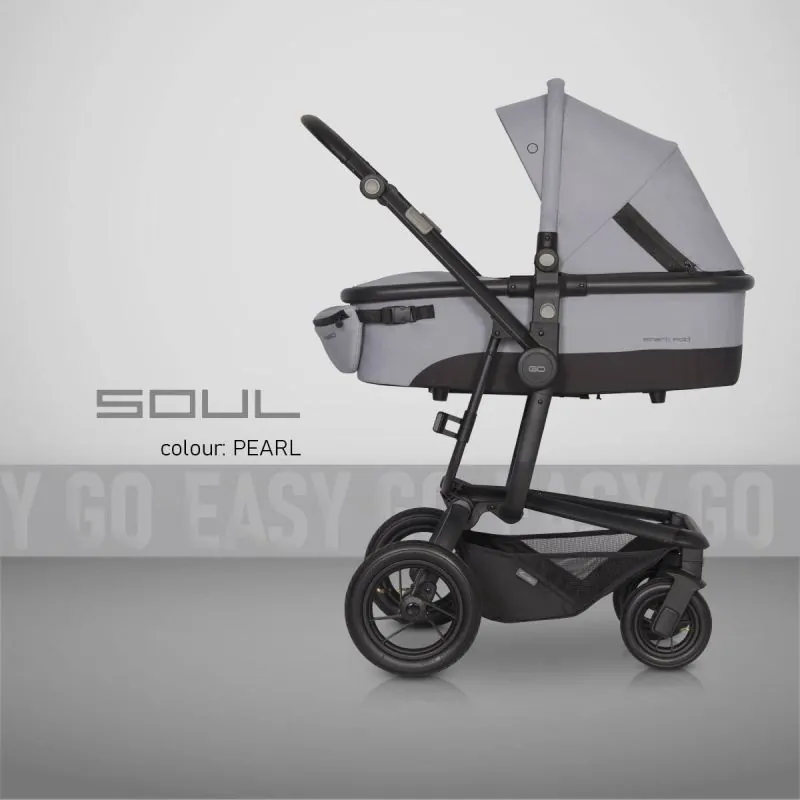 1in1 Vaikiškas vežimėlis Easy Go Soul Air, Pearl