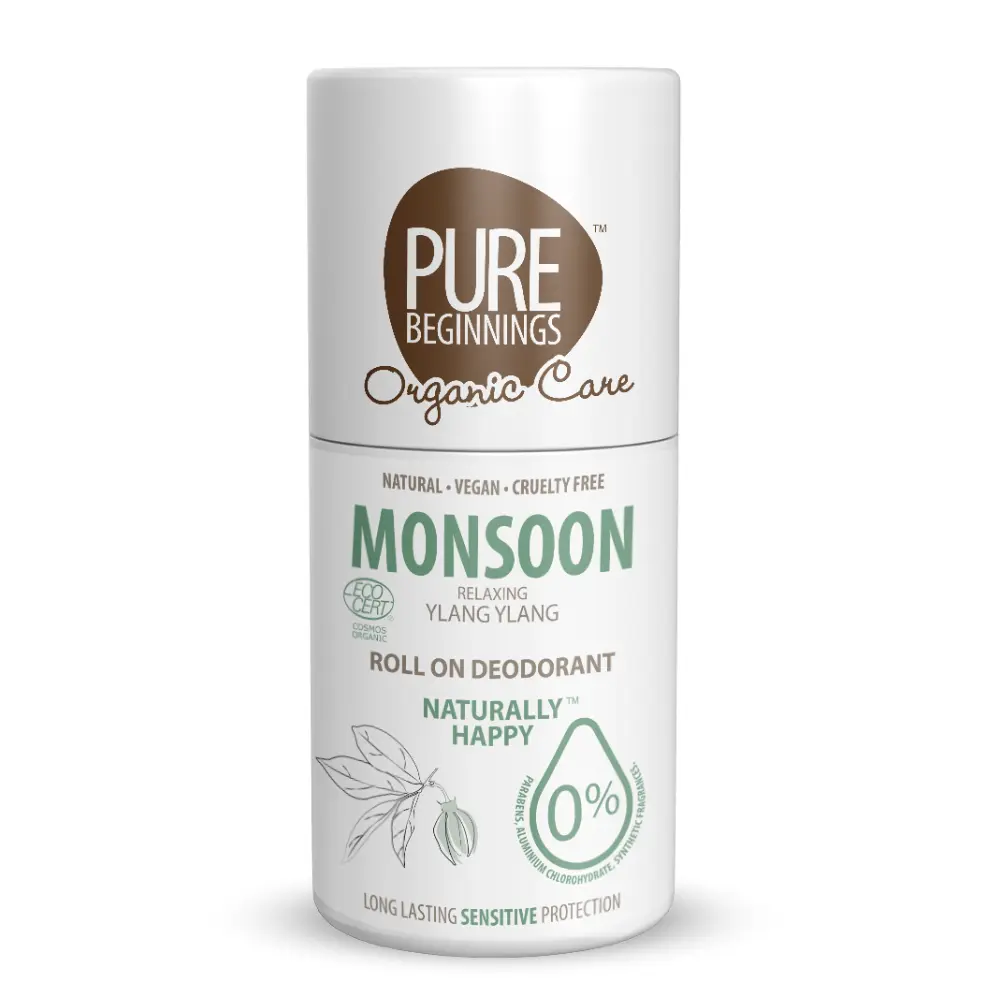 PURE BEGINNINGS Monsoon Rutulinis dezodorantas, 75 ml