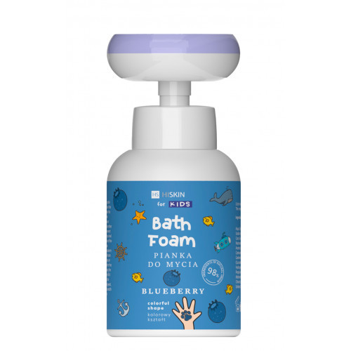 HiSkin Colorful Shape Bath Foam Rankų ir kūno plovimo putos, Blueberry
