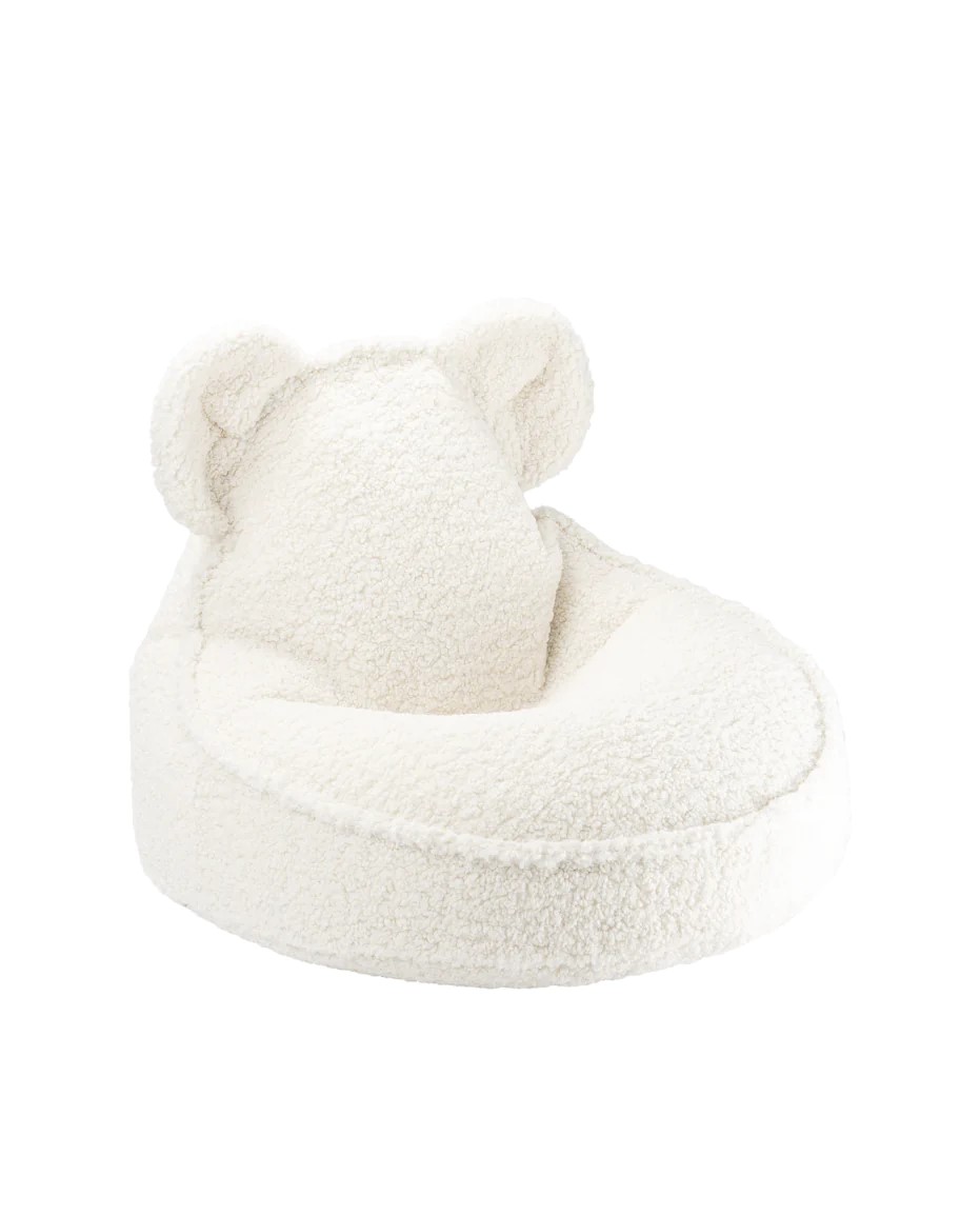 WIGIWAMA sėdmaišis BEAR, Cream White