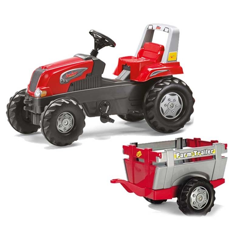 Minamas Traktorius su Priekaba Rolly Toys Junior 3-8 m. iki 50kg