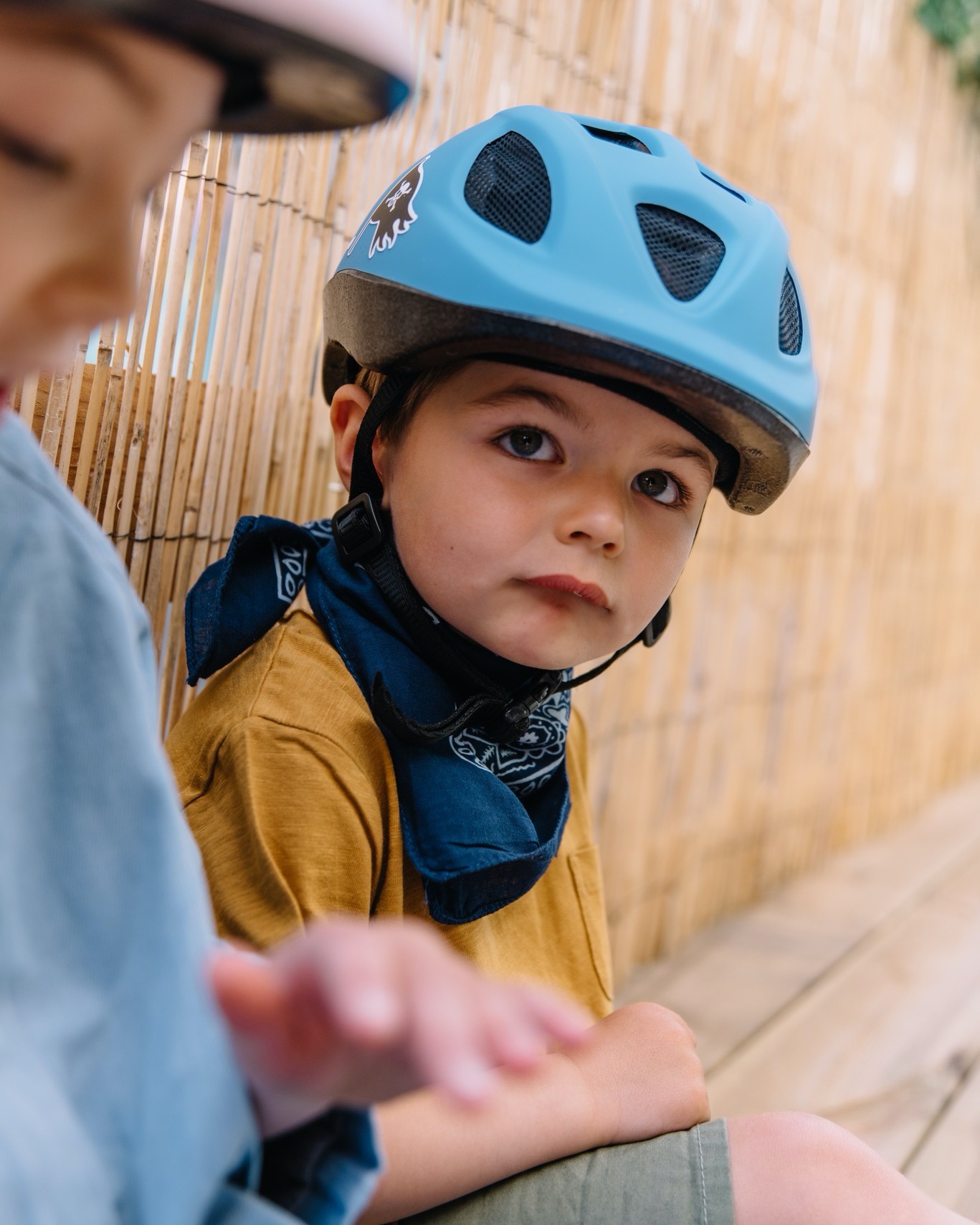 Mon Zoli Casque šalmas BABY HELMET BLUE (XXS)