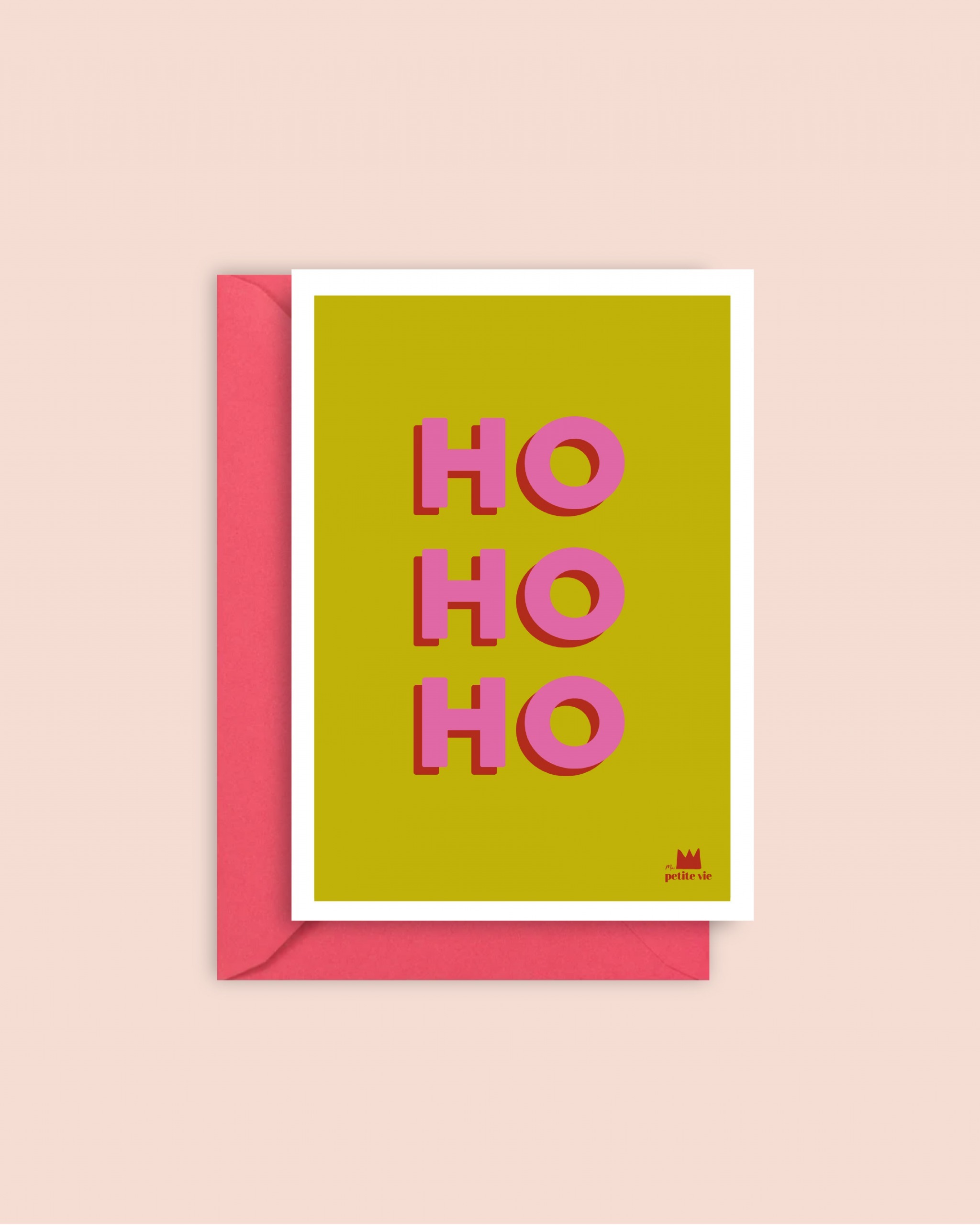 Ma Petite Vie atvirutė Carte de Noël - Ho ho ho