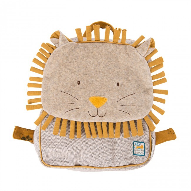 Moulin Roty - kuprinė - Lion backpack Sous mon baobab