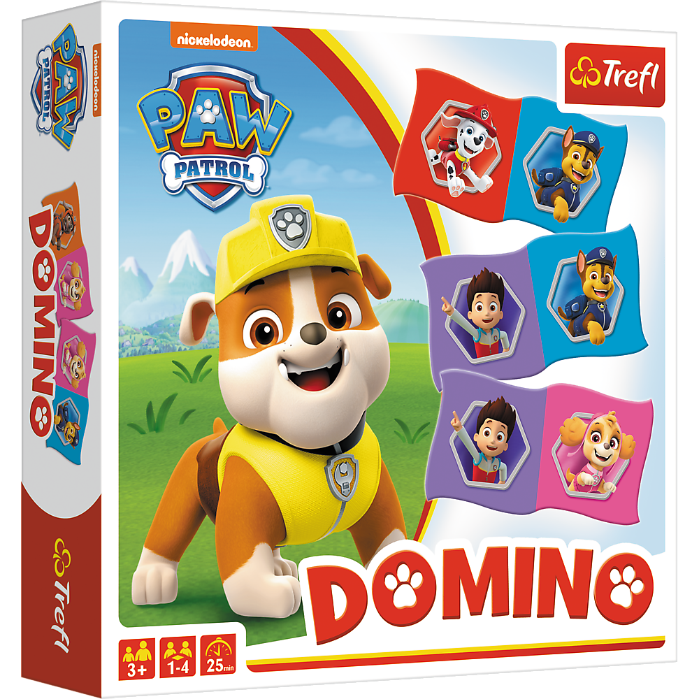 Žaidimas TREFL PAW PATROL Domino "Šuniukas-patrulis“(01895T)