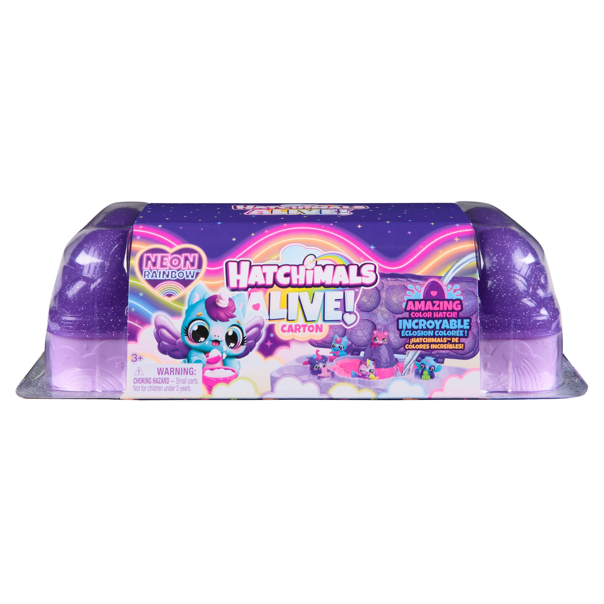 HATCHIMALS Alive playset Neon Rainbow Carton