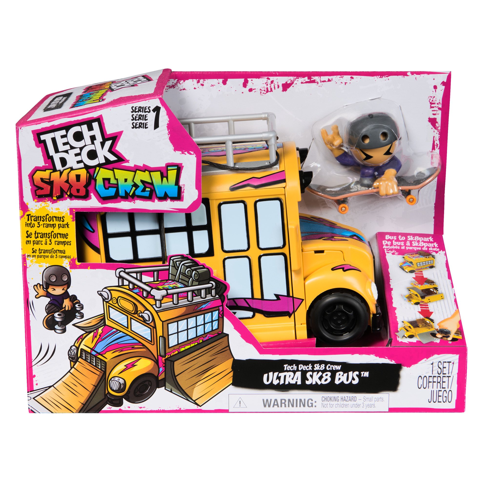 TECH DECK Rinkinys „Crew Ultra Sk8 Bus“