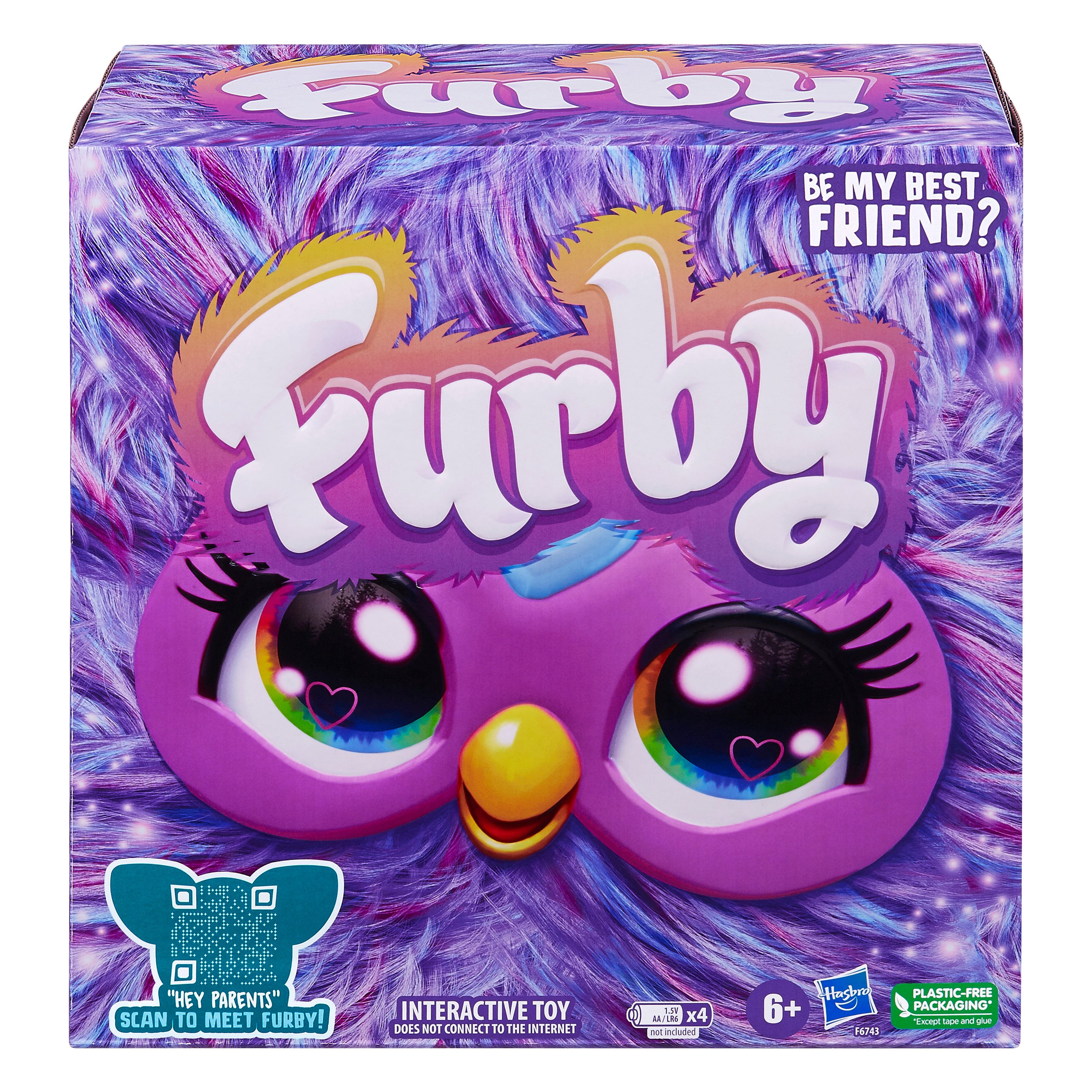 FURBY interaktyvus gyvūnėlis, violetinis