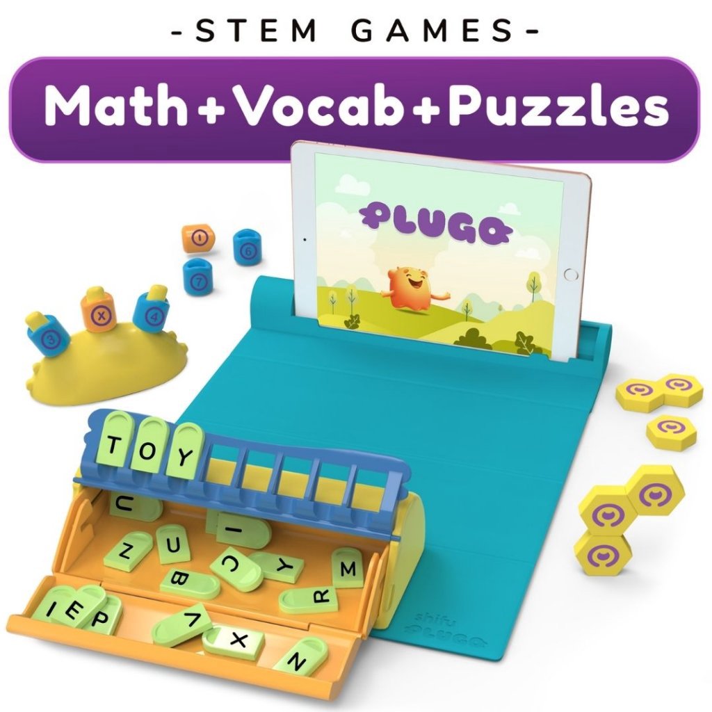 Shifu Plugo: STEM Wiz Pack - 3 in 1 - Math, Vocabulary & Puzzles