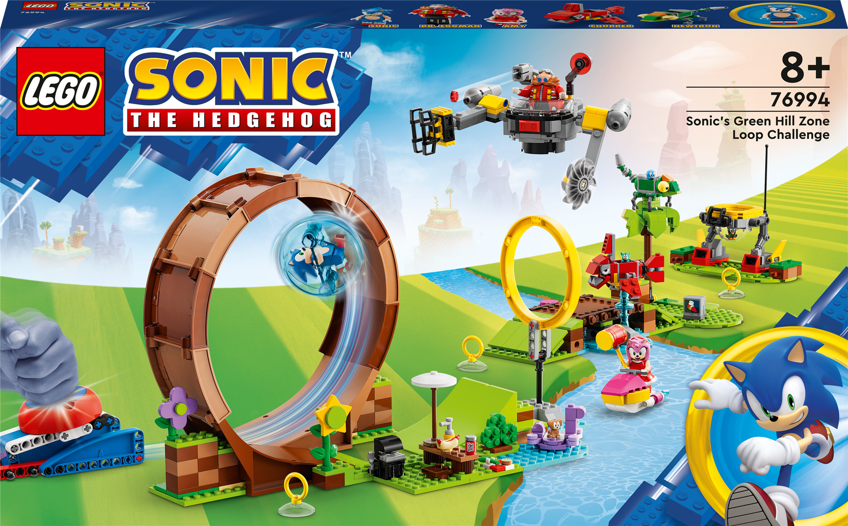 Konstruktorius LEGO Sonic the Hedgehog Sonic Žaliojo kalno zonos kilpos iššūkis 76994