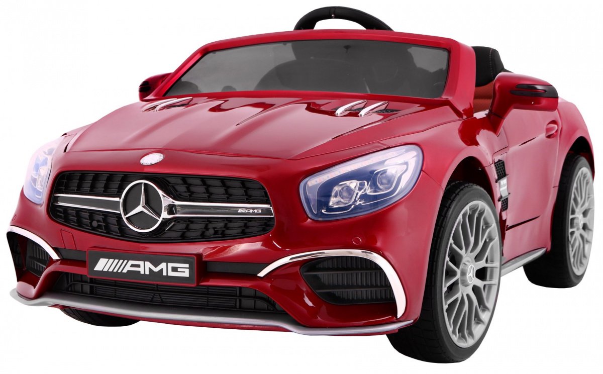 Vaikiškas elektromobilis Mercedes AMG SL65, raudonas - lakuotas