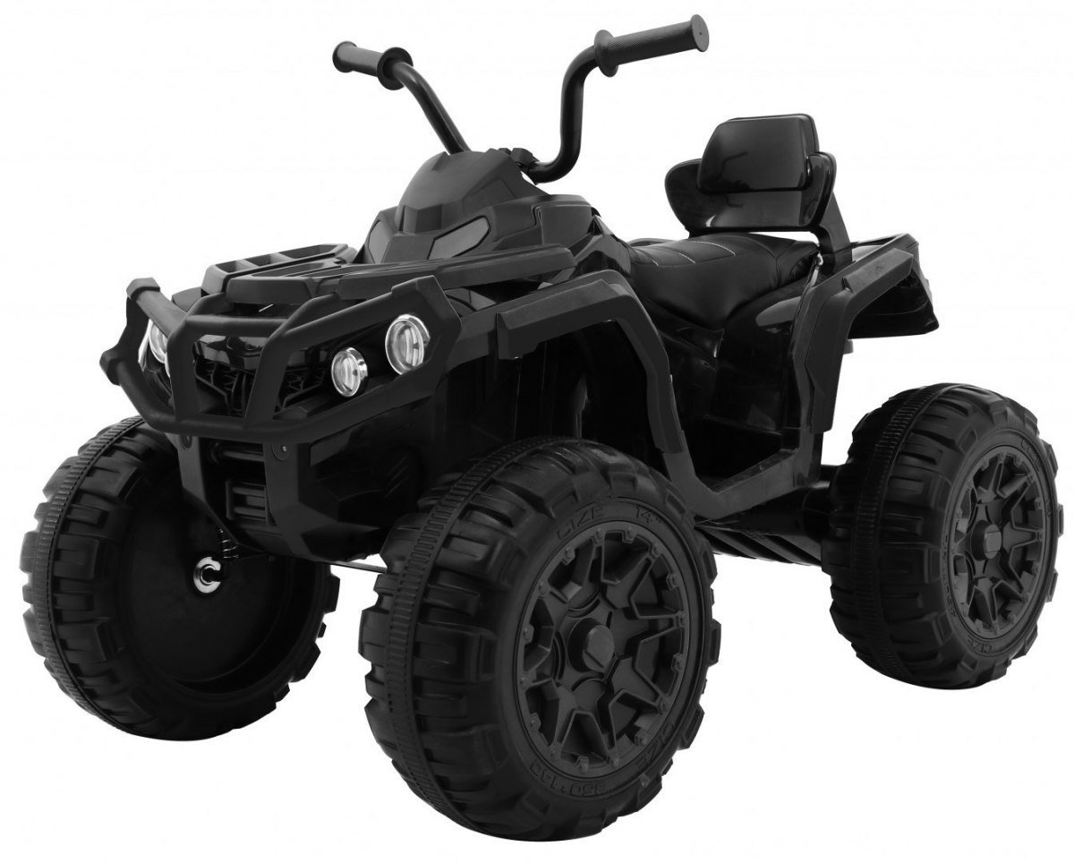 Vaikiškas keturratis Quad ATV, juodas