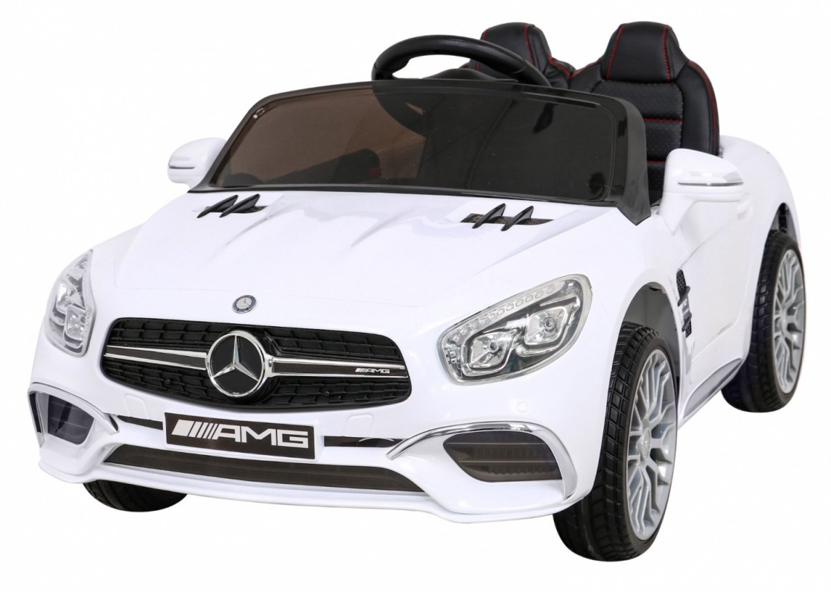 Vaikiškas vienvietis elektromobilis Mercedes Benz AMG SL65 S, baltas