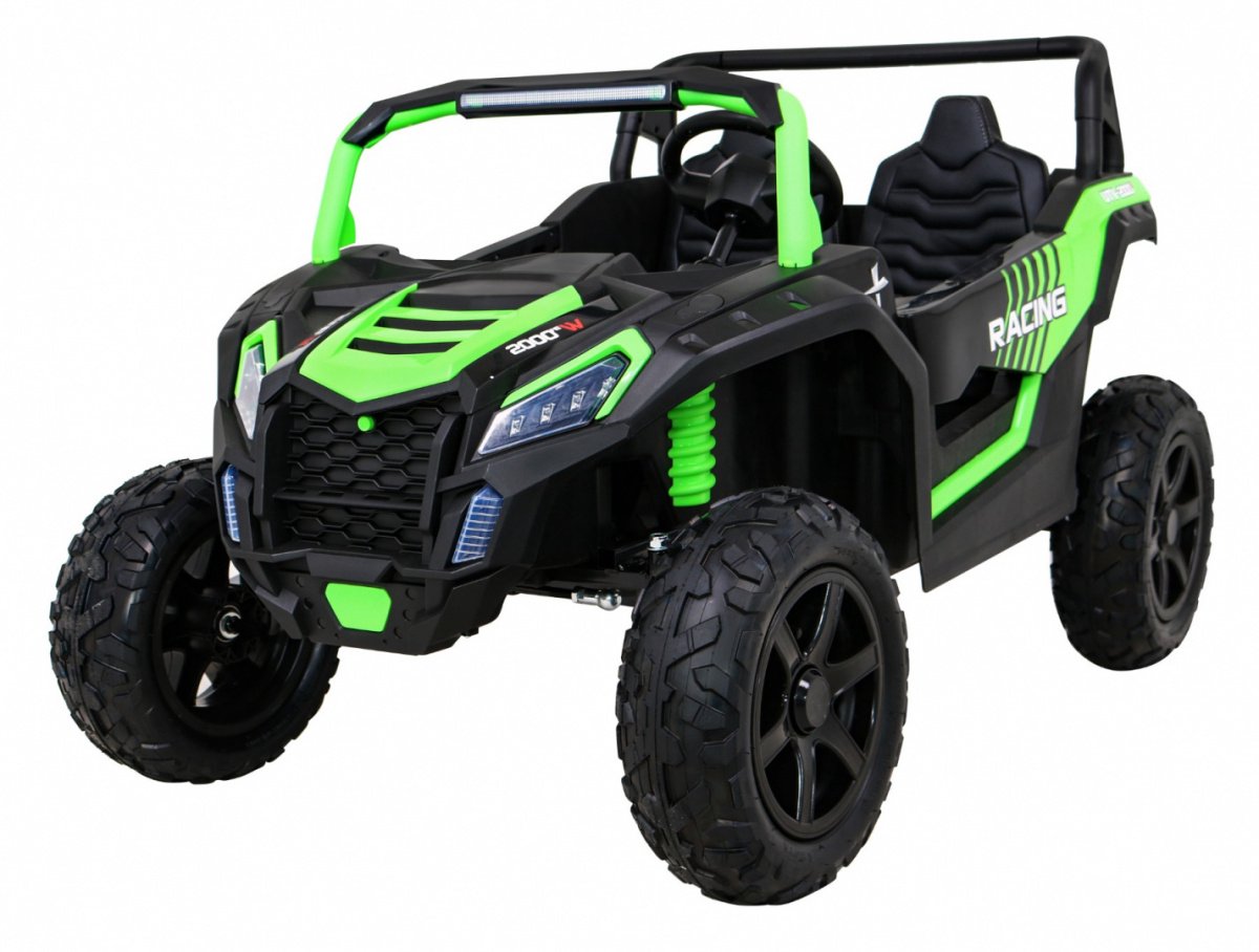 Dvivietis keturratis Buggy ATV STRONG Racing, žalias