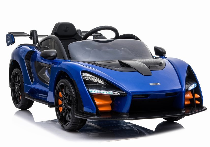 Vaikiškas vienvietis elektromobilis "McLaren Senna", mėlynas