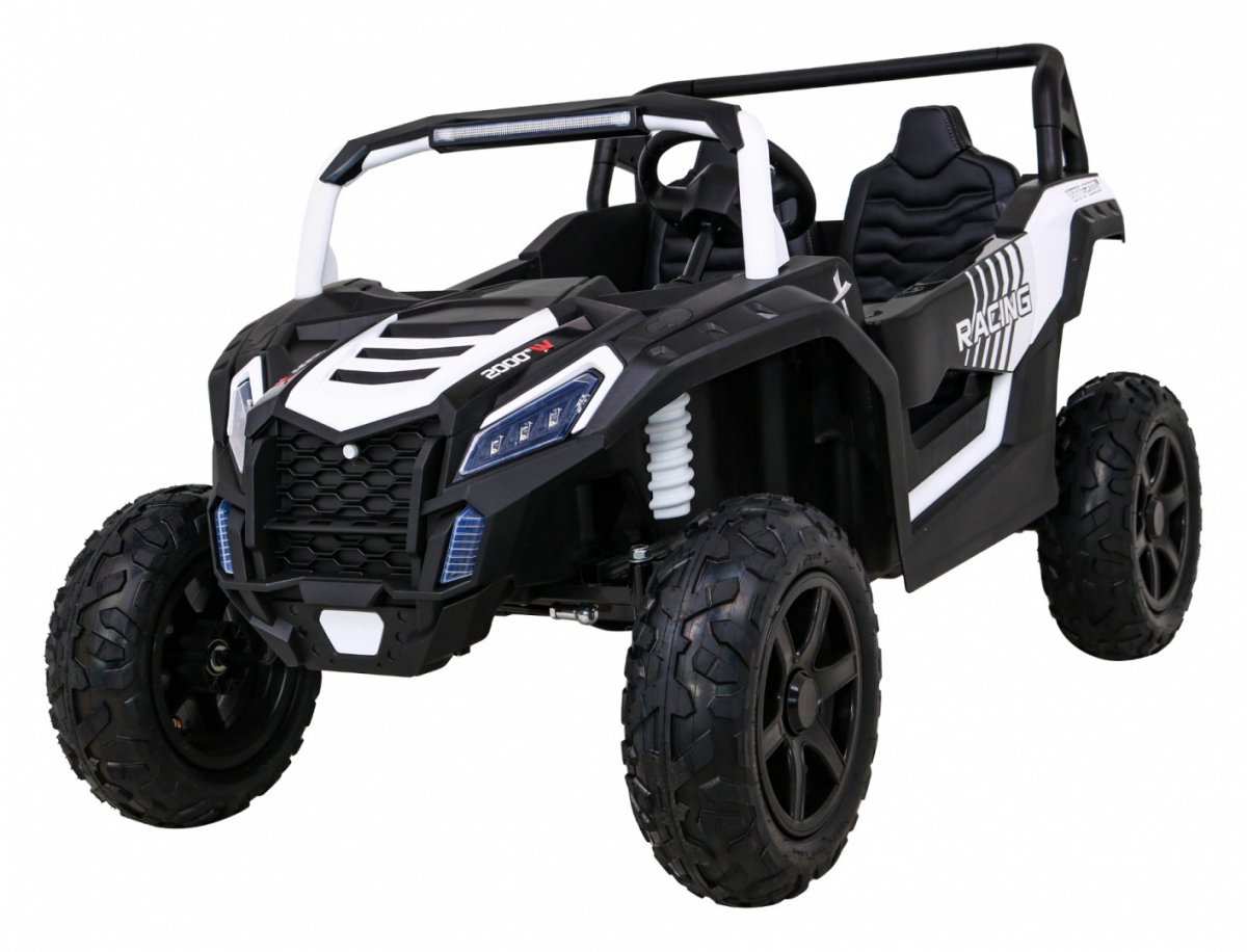 Dvivietis keturratis Buggy ATV STRONG Racing, baltas