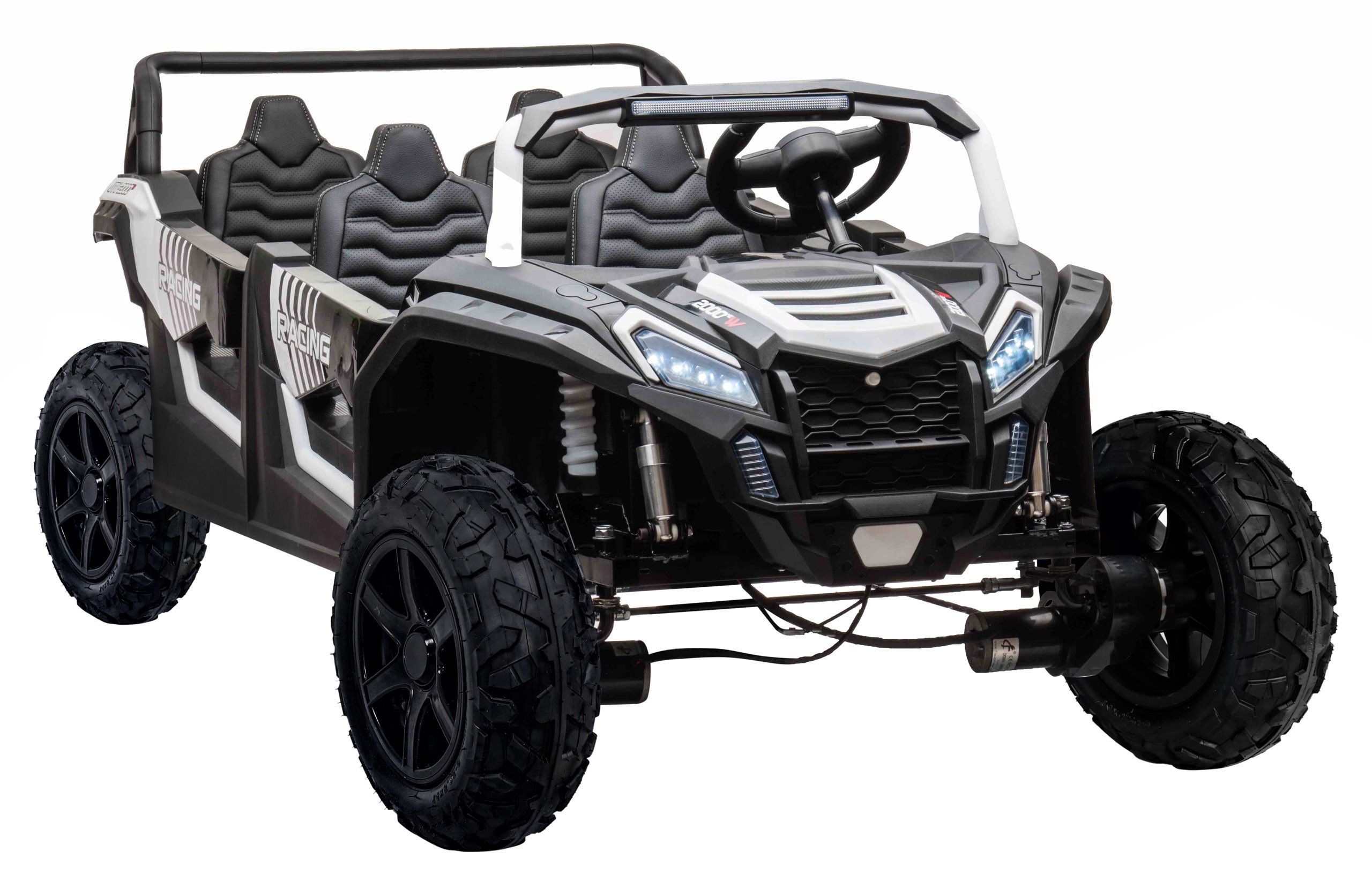 Keturratis Buggy UTV2000 su Li-ion baterija, baltas