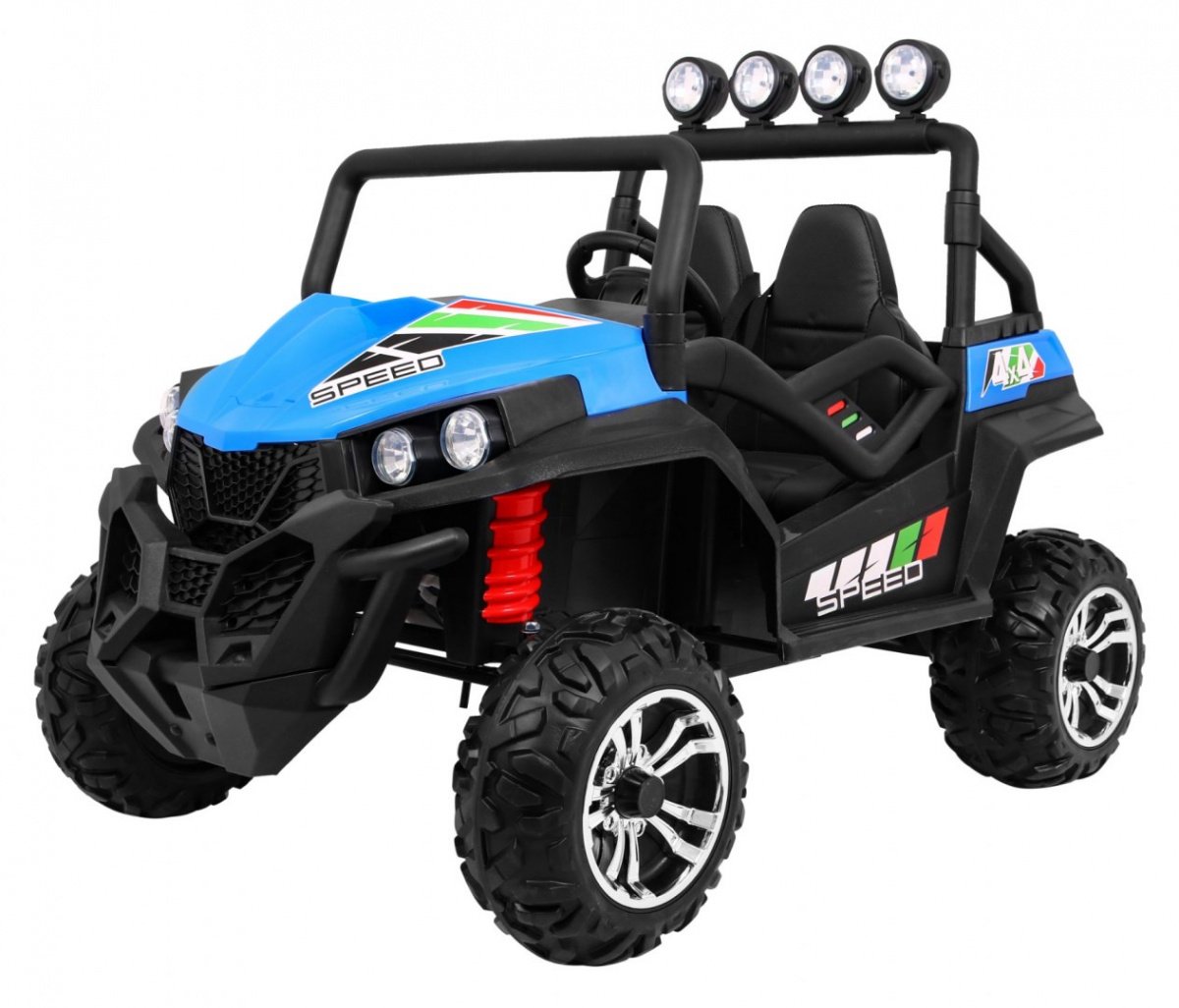 Vaikiškas vienvietis keturratis Grand Buggy 4x4 LIFT Strong, mėlynas