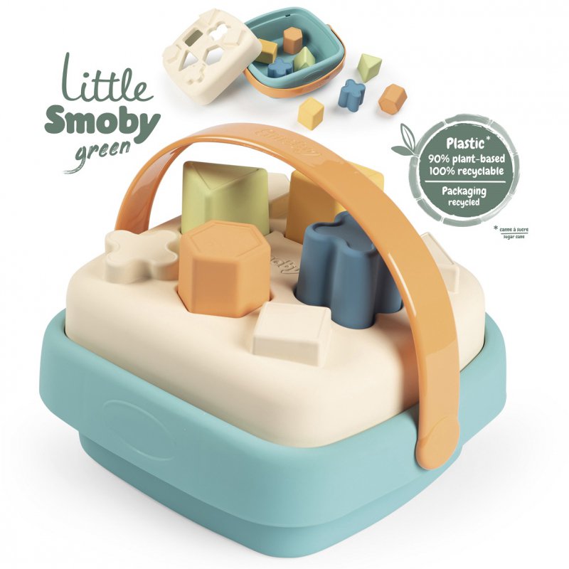 Kaladėlės iš bioplastiko SMOBY Little Green